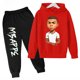 thumbnail image 2 of Conjunto de sudadera y pantalones con estampado de Mbappé para niños, primavera y otoño de 2024, conjunto de ropa deportiva de 2 piezas para niños y niñas, ropa para niños, 2 of 5