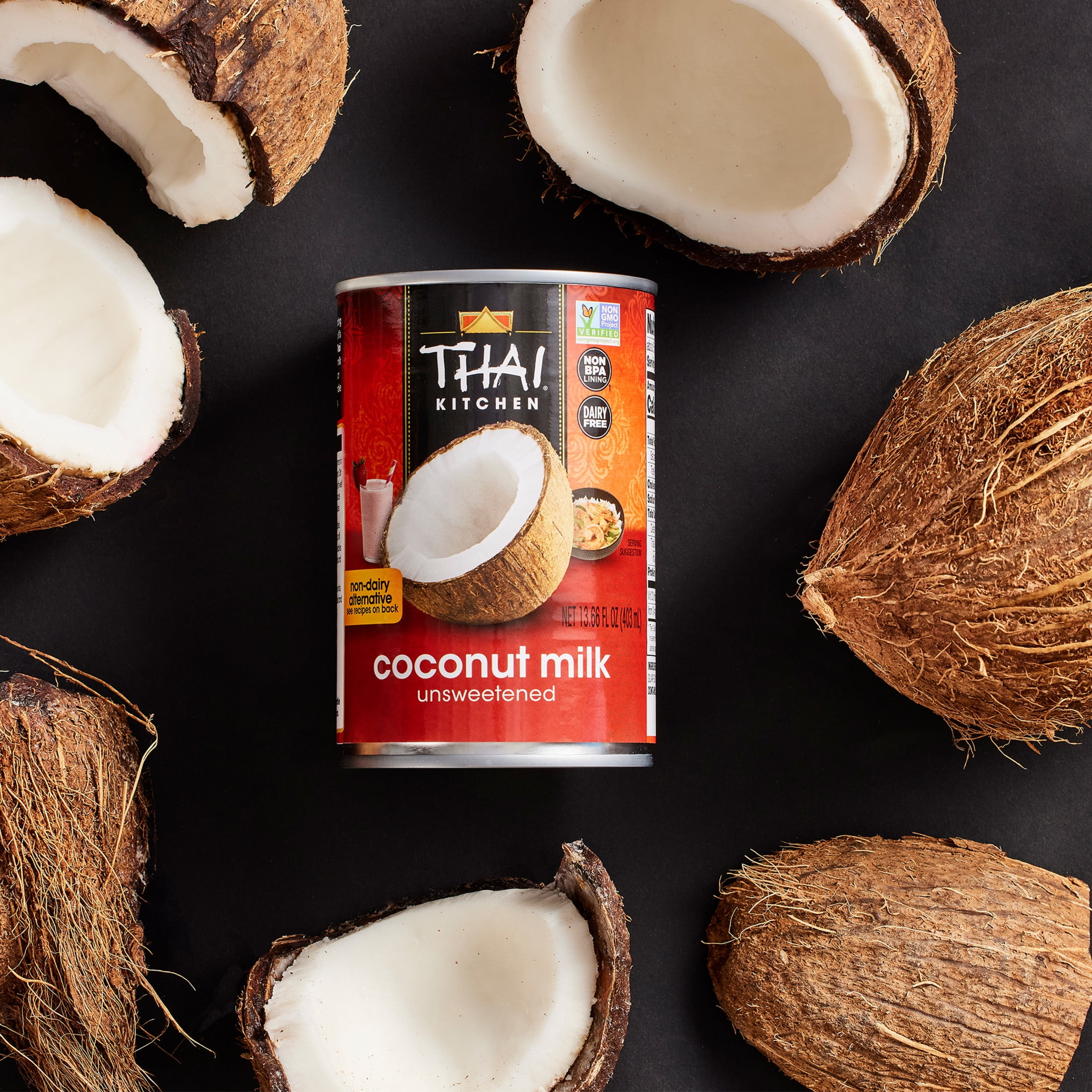 Thai Kitchen Unsweetened Coconut Milk, 13.66 fl oz Can