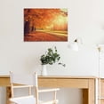 thumbnail image 5 of Chilfamy Canvas Wall Art Trees Leaves Autumn Print On Canvas Modern Decor Ready To Hang 16x12in, 5 of 6