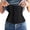 Black, variant on Women's Waist Trainer Corset for Weight Loss Steel Boned Shapewear Belt Tummy Control Body Shaper with Adjustable Hooks