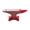 Red, variant on Multipurpose Steel Anvil for Jewelry Making Professional Single Round Horn Metal Shaping Anvil Silversmith Equipment