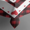 thumbnail image 4 of Valentines Day Love Be Mine Tablecloth,Wipeable Polyester Table Cover for Rectangle Tables,Foldable Tableclothes Decoration Tablecloths for Dining Room Camping Indoor Outdoor, 4 of 6