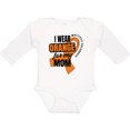 thumbnail image 3 of Inktastic I Wear Orange for My Mom Multiple Sclerosis Awareness Boys or Girls Long Sleeve Baby Bodysuit, 3 of 5