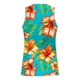 thumbnail image 3 of APEXFWDT Men's Summer Tank Top Big and Tall Sleeveless Workout Tropical Print T-Shirts Casual Hawaii Beach Gym Tank Top Vacation, 3 of 4