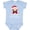 AE-Light Blue, variant on Babys 1st Christmas Santa Claus Boys or Girls Baby Bodysuit