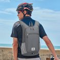 thumbnail image 1 of Bolsa de bicicleta transpirable plegable para senderismo ocio deportes pesca (gris claro), 1 of 6