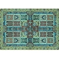 thumbnail image 1 of Ahgly Company Indoor Rectangle Abstract Light Blue Modern Area Rugs, 8' x 12', 1 of 4