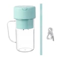 thumbnail image 3 of Licuadora eléctrica pequeña de tamaño personal, 420 ml, para jugos frescos Azul, 3 of 9