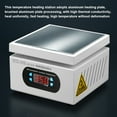 thumbnail image 3 of Mistaha High-Power Digital Heat Plate for Phone & Tablet Screen Repair - PCB Board Film Heating Machine - Wide Temp Range 0-400°C - 110V US Plug - Aluminum Plate 100*100mm - 350W Power -, 3 of 6