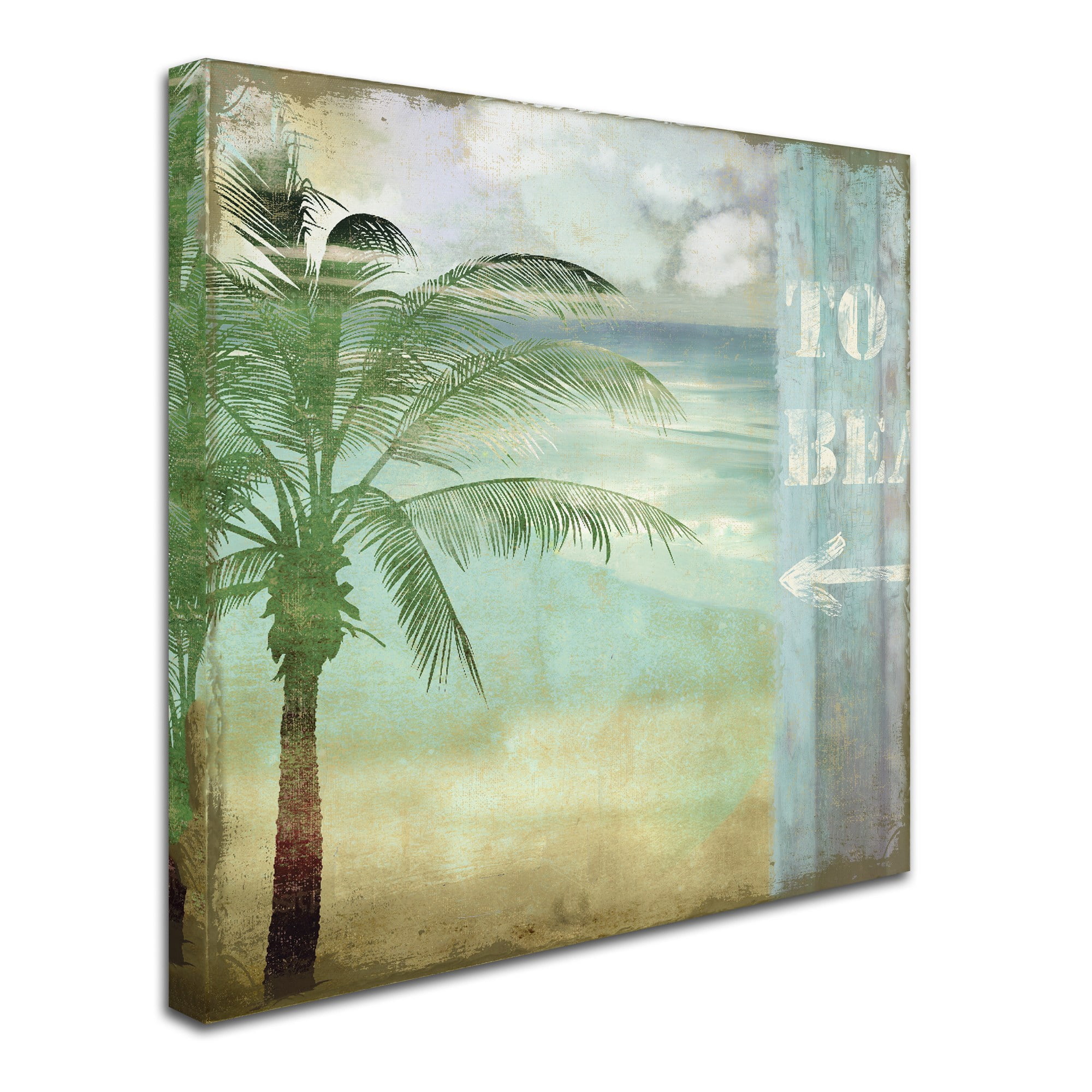"By the Sea III" Canvas Art by Color Bakery