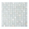 thumbnail image 2 of Sample - Modket White Mother of Pearl Sell Iridescent Glass Modern Mosaic Tile Backsplash, 2 of 6