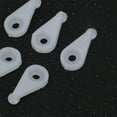 thumbnail image 5 of IBASETOY Cabinet Hardware Clamps 20 Pcs White Plastic for Glass Doors and Mirrors, 5 of 8