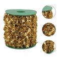 thumbnail image 2 of 1 Roll Pentagram Shaped Bead Chain Ribbon Gift Wrapping Ribbon Party Decor, 2 of 7