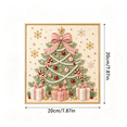 thumbnail image 4 of 2026 Christmas Tree Pearl Painting Kits for Adults, 3D Vintage Diamond Art With Frame, Bead Painting Kit Hang Wall Art Holiday Decor, Craft Lovers Ideal As A Handmade Holiday Gifts, 4 of 6