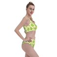 thumbnail image 4 of Vsdgher Womens High Waisted Bikini Sets Two Piece Swimsuit Various Lemons Print Tummy Control Bathing Suit-Medium, 4 of 8