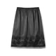 thumbnail image 5 of Lucakuins Mujeres Color Sólido Medio Slips Falda Cintura Elástica Ajuste de Encaje Falda Larga para Debajo de los Vestidos Lucakuins moda, 5 of 9