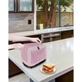 thumbnail image 3 of Pink Retro Greek Key Toaster Cover 2 Slice, Small Kitchen Appliance Covers, Geometric Greece Ancient Rustic Toaster Oven Cover with Loop, Bread Machine Cover Polyester Dust Cover Protection, 3 of 4