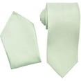 thumbnail image 3 of Men's Premium Solid Vest - Necktie – Bow Tie - Pocket Square 4 Piece Set for Suits & Tuxedos, 3 of 3