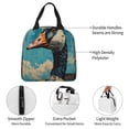 thumbnail image 5 of Lsque Blue Watercolor Duck Pattern Lunch Bag Women/Men Insulated Lunch Box,Small Leakproof Cooler Food Lunch Containers Reusable High Capacity Lunch Tote Bags, 5 of 6