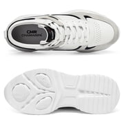 CMR CHAMARIPA Height Increasing Shoes For Men - Shoe Lifts To Increase Height - Men's Suede High Top Sneakers 10 CM / 3.94 Inches