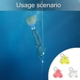 thumbnail image 2 of SIEYIO Diving Pulley Rope Retractor Rope Holder High Efficiency Freediving Pulley Rope Reel for Snorkeling Swimming Enduring, 2 of 10