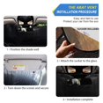 thumbnail image 3 of Foldable Car Windshield Sunshade UV Sun Visor Protector Blocks UV Rays Keeps Vehicle Cool 53x23.5 Inch Gray Wolf and Rabbit, 3 of 8