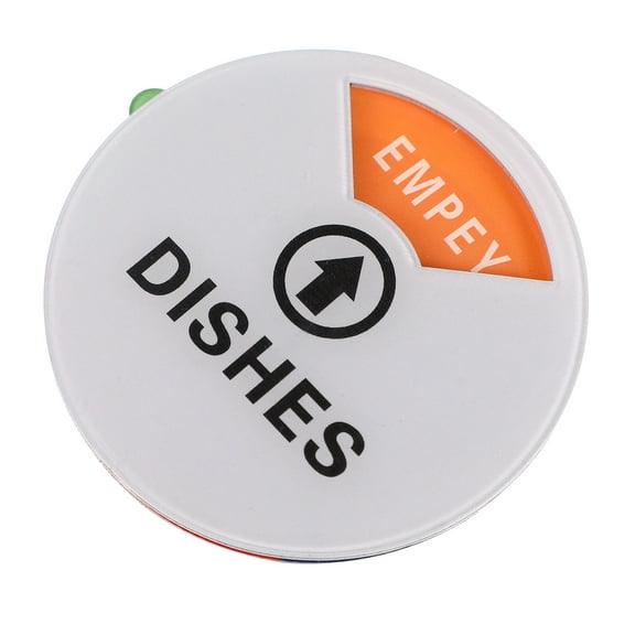 Soimiss Magnet Indicator for Dishwasher Grey Non-Scratching Status Sign 1Set