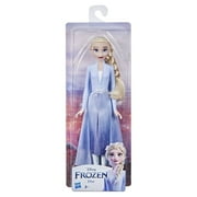 Disneys Frozen 2 Elsa Frozen Shimmer Fashion Doll, Skirt, Shoes, and Long Blonde Hair