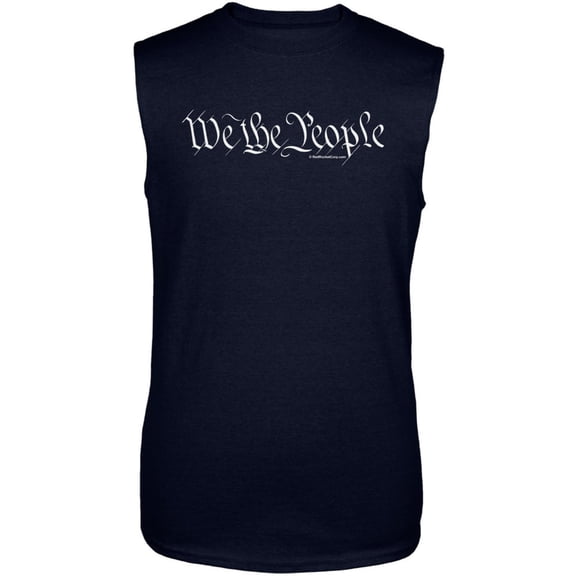 We The People Navy Adult Sleeveless Shirt