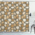 thumbnail image 1 of Ambesonne Pine Cone Shower Curtain, Autumn Harvest Vintage, 69"Wx84"L, Pale Brown Cocoa Beige, 1 of 3