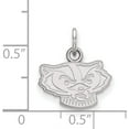 thumbnail image 2 of 14K White Gold 14Kw Logoart University Of Wisconsin Xs Pendant (15 X 14) Made In United States 4w058uwi, 2 of 5