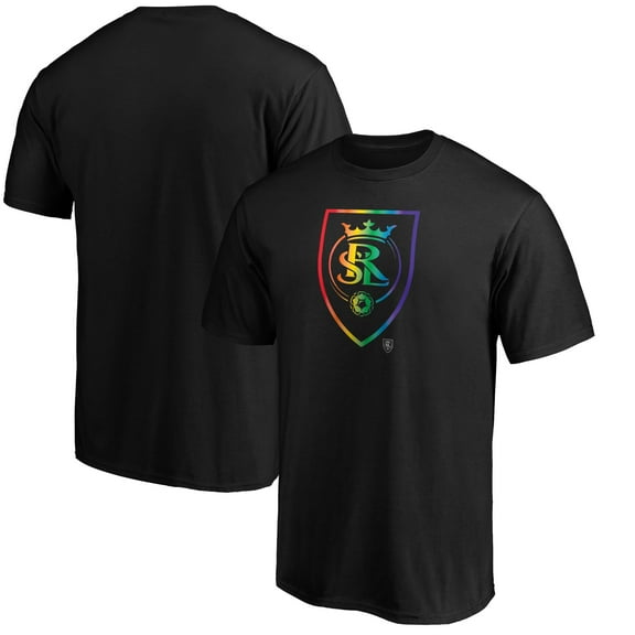 Men's Black Real Salt Lake Pride Logo T-Shirt