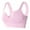01-Pink, variant on SUYOLL Women Bra Seamless Molded Cup Sports Bra for Fitness Breathable Solid Color Beautiful Back Cool Comfort Fabric