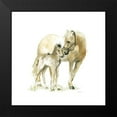 thumbnail image 2 of Robinson, Carol 15x15 Black Modern Framed Museum Art Print Titled - Horse and Colt, 2 of 5