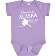 thumbnail image 3 of Inktastic Someone in Alaska Loves Me Boys or Girls Baby Bodysuit, 3 of 5