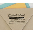 thumbnail image 4 of Printtoo Personalized Red Self Inking Tying The Knot Favor Stamp Custom Save The Date Rubber Stamper-60 x 40 mm, 4 of 6