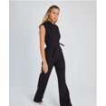 thumbnail image 1 of Pantalones de pierna ancha adelgazantes sin mangas de color sólido de moda sexy para mujer de verano, 1 of 6