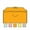 Goldenrod, variant on Ivory Church Offering / Pew Envelopes 10 Dollar Bill size, Blank with Scalloped Flap. Spot Seal & Half Circle Die Cut Box of 1000