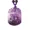 Hare, variant on Men's Created-Amethyst Vintage Classic Square 12 Chinese Zodiac Dog Tag Sign Pendant Horoscope Animal Patron Saint Amulet Necklace Hare