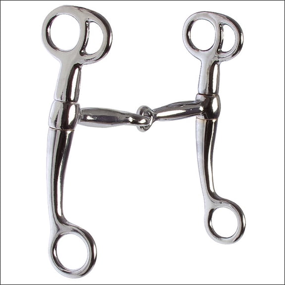 5" X 6" Hilason Western Mi Tom Thumb Horse Bit Cheekpiece