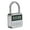 Silver white, variant on Zeiwohndc Time Management Metal Lock LCD Display Travel Electronic Timer Padlock