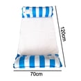 thumbnail image 2 of 2 Pack Hammock Inflatable Pool Float, Multi-Purpose Swimming Pool Accessories As Water Lounge Chair, Hammock, Saddle, Drifter, Water Hammock, 2 of 5