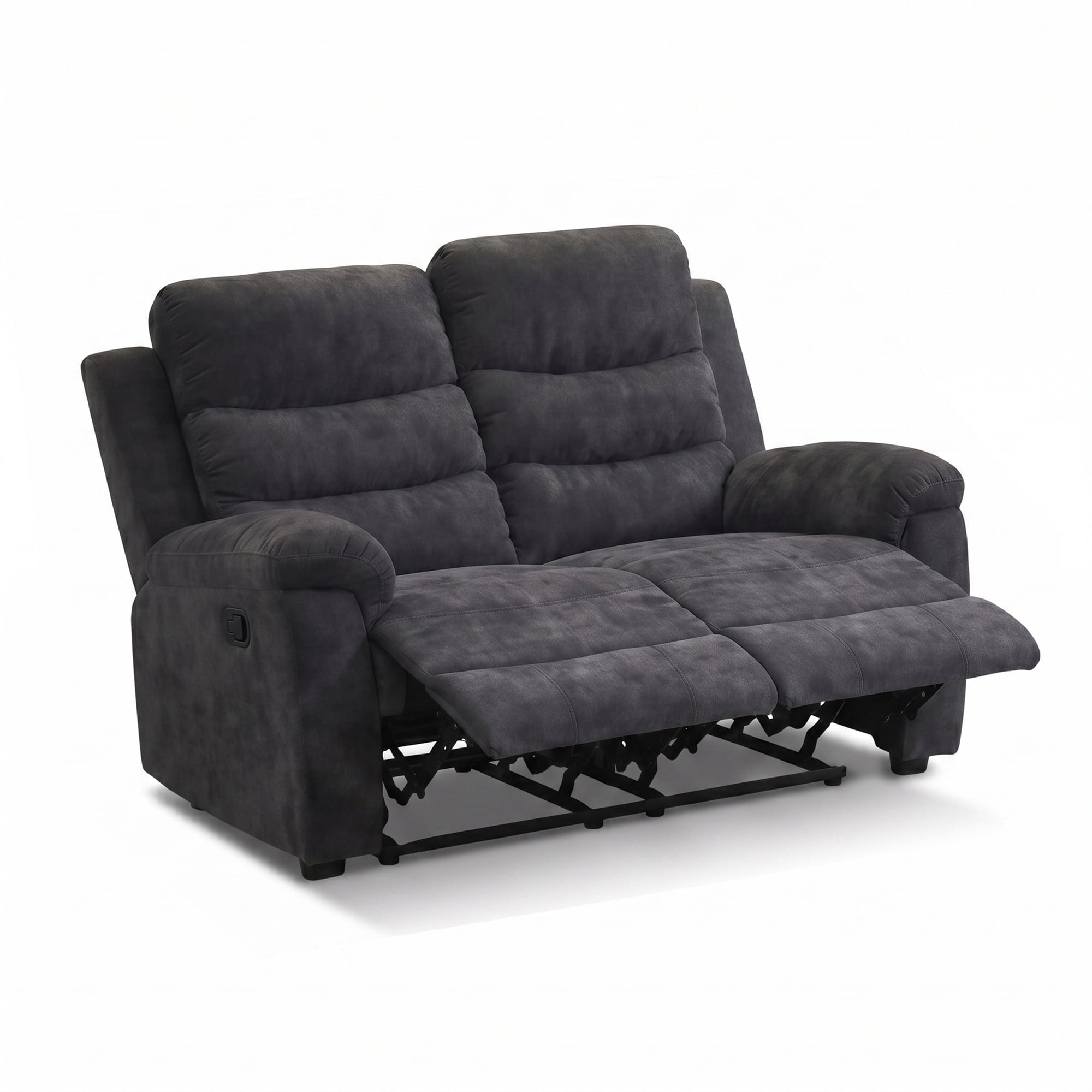 2-Piece Reclining Living Room Set - Sofa & Loveseat, Gray