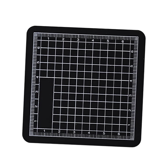 BELOVING Craft Cutting Board 2 in 1 Double Sided for Scrapbooking Sewing Model Making black