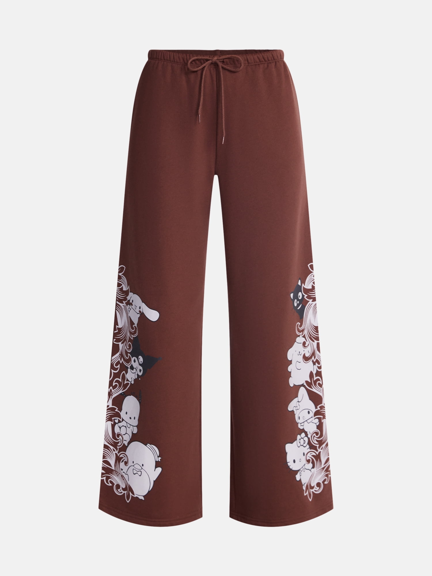 Hello Kitty & Friends Women's Fleece Open Bottom Joggers, Sizes XXS-XXL