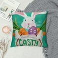 thumbnail image 2 of JEUXUS  Easter Pillow Covers Easter Decorations for Home Bunny Truck Hello Peeps Hip Hop Colorful Pillows Easter Decorative Throw Pillows Spring Easter Farmhouse Decor, 2 of 5