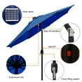 thumbnail image 4 of Patio Umbrella Clearance 9 ft Sunbrella,Outdoor Table Umbrella with 40 LED Solar Lights of Waterproof for Garden, Deck, Backyard, Pool and Beach, 4 of 5