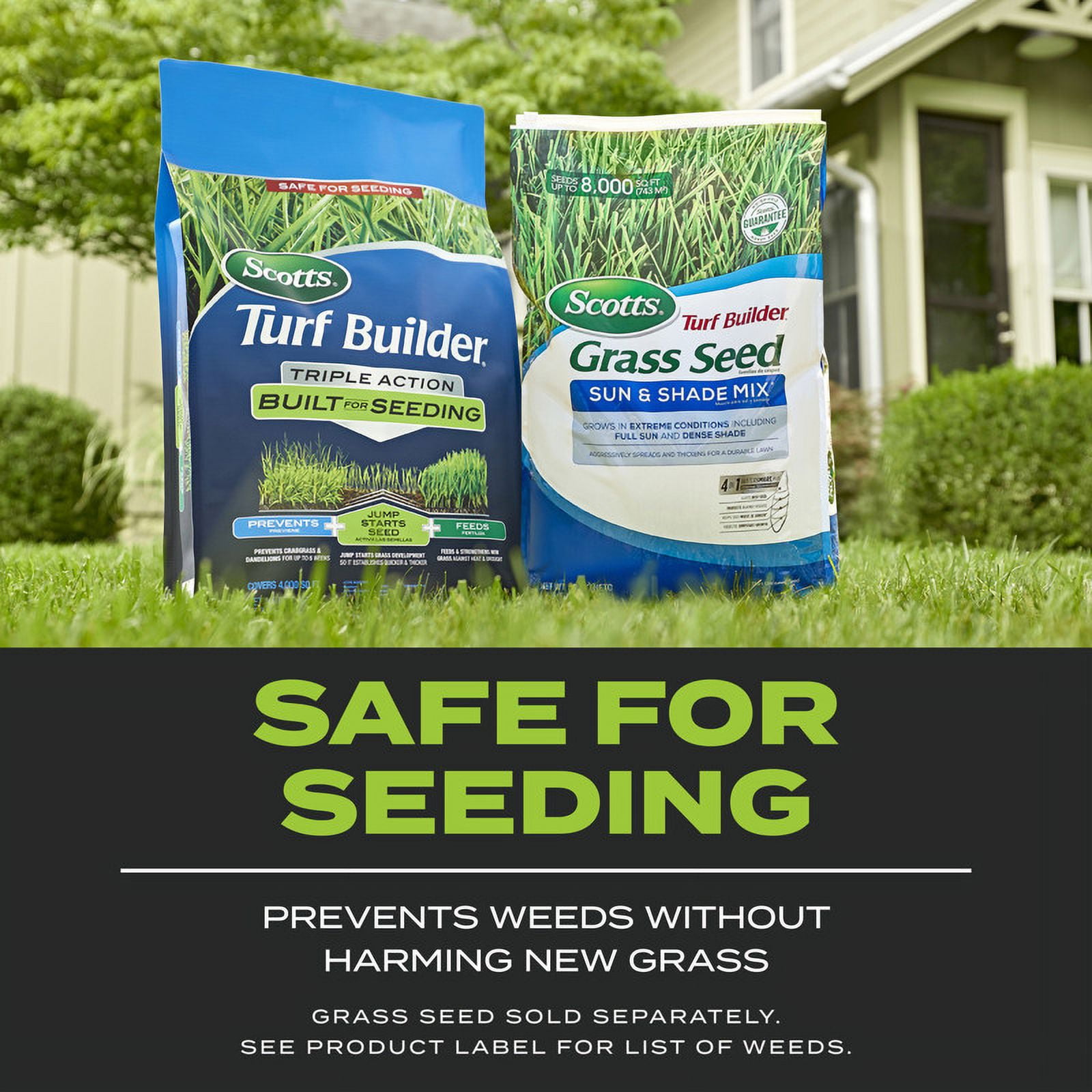 Scotts Turf Builder Triple Action Built For Seeding, 17.2 lbs.