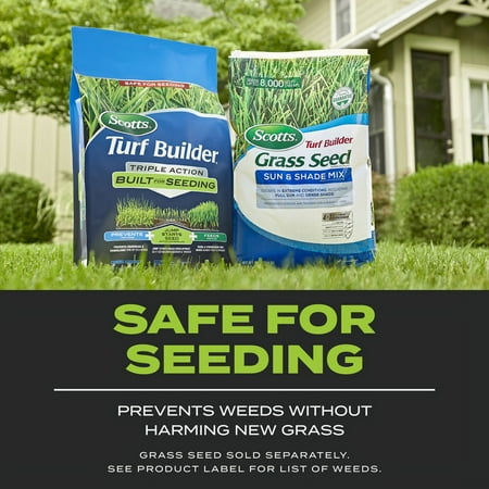 Scotts - Turf Builder Triple Action Built For Seeding 17.2 lbs. - Tan