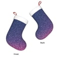 thumbnail image 3 of Salouo Violet Glitter Print Christmas Stockings,Large Xmas Stocking Set of 1 Holiday and Farmhouse Stocking for Christmas Holiday Party Decoration(17.7*11 Inch), 3 of 7